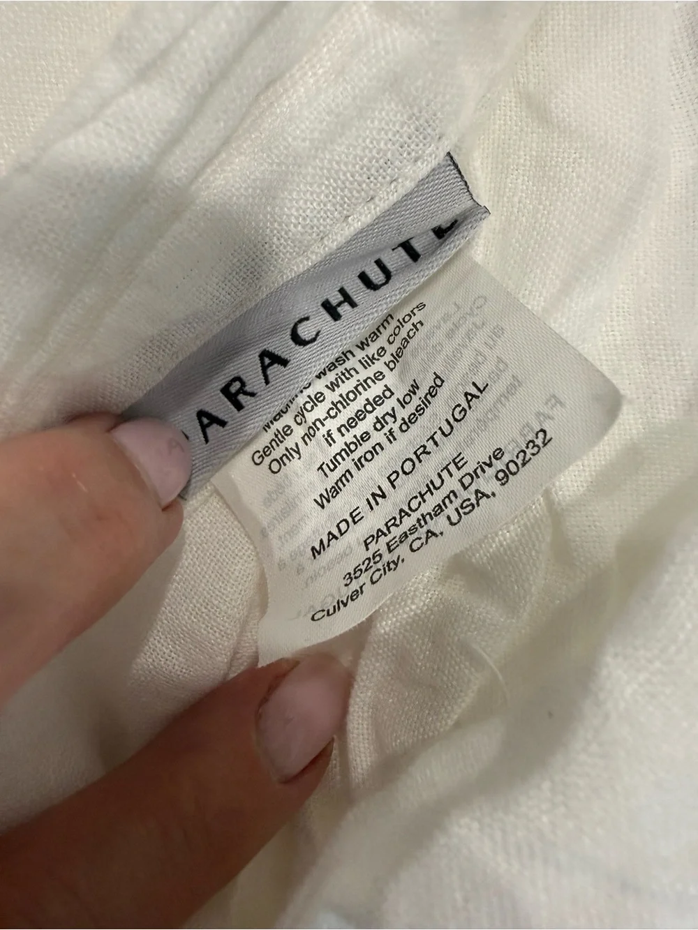 Parachute NWT Brushed Cotton Duvet Cover Queen Size $230 MSRP